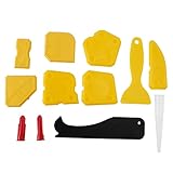 Persistence 12-teiliges Abdichtungswerkzeug-Set, Silikon-Dichtstoff, Finishing-Werkzeug, Fugenschaber, Fugenentferner und Fugendüse und Dichtkappen