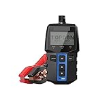 ZKLGS Autobatterietester, BT100. Auto-Batterie-Tester-Ladegerät Analyzer 1 2V 2000cca. Spannungsbatterieprüfung Auto-Batterie-Tester-Ladungs-Laden-Werkzeuge für Auto Motorrad ATV SUV Boot