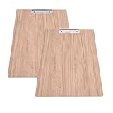 2-teiliges Holz-Klemmbrett-Set, Künstler-Skizzenbrett, 8 Karat, wasserfestes Skizzier-Klemmbrett, Studenten-Reise-Kunst-Zeichnungs-Schreibbrett für Klassenzimmer, Studio oder
