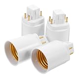 SEWACC 4 Stück Lampenfassung Adapter Lampenfassung Konverter Stecker mit Überhitzungsschutz für Einfache DIY Beleuchtungsumrüstung und Sichere Langlebige LED Sockel Nutzung