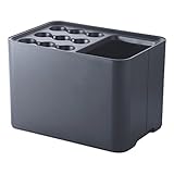 Schirmständer fürs Büro 15 Slots Regenschirm Aufbewahrungsständer mit Abflussschale Regenschirmkorb Organizer Rutschfeste Boden Regenschirmständer for Home Office (Color : A)