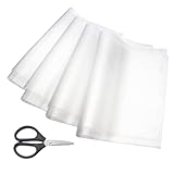 SHENSAIGO 8 Stück Antibakterielle Kühlschrankmatten, Kühlschrank Matten Weiß, rutschfest Kühlschrankeinlagen, DIY Zuschneidbar Kühlschrank Pad für Schubladenmatte Schuhmatte Schrank (29x45cm)