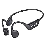 IFECCO Knochenschall Kopfhörer Bluetooth 5.4 - Open Ear Bone Conduction Kopfhörer Kabellos,IPX5 wasserdichte Schweißfeste Knochenschall Headset,Sport Kopfhörer für Läufer Radfahren Fahrrad