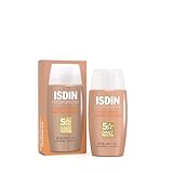 ISDIN Fusion Water Magic Color Medium LSF 50, 50ml, Getönte tägliche Sonnencreme für das Gesicht,Ultraleichte Textur