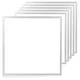 LUXULA 6x LED BackLit Panel, 62x62 cm, IP44, 40W, 4400lm, 4000K Neutralweiß, 110° Abstrahlwinkel, LED Deckenleuchte, Büro und Küche, Rasterdecke 62x62, Deckenplatten 62x62, inkl. ENEC Marken-Netzteil
