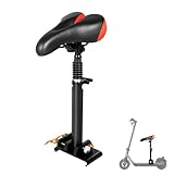 Elektro Scooter Sitz Elektroroller Sitz Rollersitz, Zubehör Für E-Scooter,45-65cm Höhenverstellbar,Stoßfester Rollersattel Nachrüsten,Kompatibel mit Xiaomi M365/Pro's Elektroroller