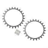 Bulevisiter Premium Edelstahl-Spikes-Set, für Worx L-Modell Traktionsverbesserung, Spikes, Edelstahl, für 220-mm-Räder