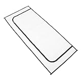 Toddmomy Zipper Fliegengitter Tür mit Selbstklebendem Nanogitter Langlebiges Katzenschutznetz Installieren Verhindert Ausbruch von Katzen und Hunden Schützt vor Insekten und Hält Räume