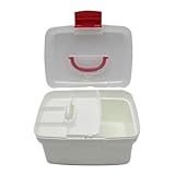 Generisch Medikamentenbox | Portable Medikamentenbox | Leere Transportbox Mit Abnehmbarem Fach Und Verschlussdeckel Gesundheitsvorräte Für Zuhause Auto Wohnheim Camping