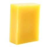 Reine gelbe Bienenwachsblöcke, 15 g, natürliches Bienenwachsriegel für Kerzenherstellung und Seifenherstellung, Wachs- und Polierpflege, erhöht die Textur, feuchtigkeitsbeständig und rissfest, für