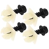 TOGEVAL Hochfeste Kennzeichenhalter Clips Teilig aus Nylon Kunststoff Widerstandsfähige Befestigungsschrauben für Kfz Nummernschild Passend Schnelle Montage Langlebige Halterung