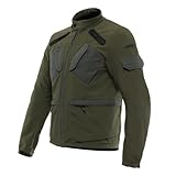 DAINESE Herren Lario Tex Jacket Urban Motorradjacke mit abnehmbaren Protektoren, belüftetes Gewebe, grün, 56