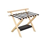 YNIYUJKL Kofferhalterständer Hotelgepäckständer Home Kleiderständer Nachttisch Schlafzimmer Klappbarer Lagerbodenständer Schlafzimmer Hotelgebrauch,Yellow-80x65x50cm