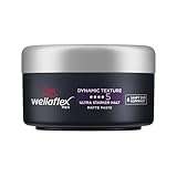 Wellaflex Men Dynamic Texture Matte Paste | Matte Styling Paste | Ultra starker Halt | Mattes Finish | Dermatologisch getestet | 75ml