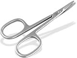 Nagelschere Fußnagelschere mit abgerundeten Spitzen und Scharfer leicht gebogener Schnittfläche Maniküre Pediküre Schere aus Rostfreiem Edelstahl für Damen und Herren
