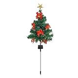 JSNKJLMN Solarbetriebener Weihnachtsbaum, solarbetriebener Weihnachtsbaum, solarbetriebener Weihnachtsbaum, solarbetriebener Weihnachtsbaum, Lichterbaum mit Weihnachten