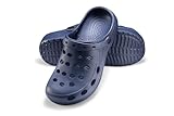 ESTRO Gartenschuhe Damen Gartenclogs Herren - Gartenschuhe Herren Leicht Damen Clogs Gummischuhe Damen Unisex Garten Clogs Herren A02 (43, Dunkelblau)