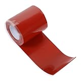 OSALADI 1 Rolle Klebeband Für Die Reparatur Von Wasser Leitungen Reparaturband Wickeln Vinyl Schwer Streifen Wasserdicht Hitze Selbstklebendes Dichtungsband Schlauchdichtband Rot Gummi