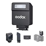 Godox iM22 Mini Kamerablitz 5 Leistungsstufen 3s Wiederaufladezeit Aufsteckblitz 440 Blitze mit voller Leistung Einkontaktdesign, Typ-C-Ladeakku für Canon, Nikon und Sony spiegellose Kameras
