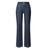 Mac - Damen 5-Pocket Jeans, Wide Authentic (5228-90-0387L), Größe:W44, Länge:L32, Farbe:Fashion Rinsed (D683)