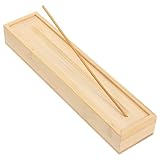 BESPORTBLE Natürliche Räucherstäbchen Box Handgefertigte Schlichte Aufbewahrung Tragbar Geeignet für Yoga Spa Garten Geschenkidee für Freunde und Familie