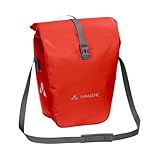 VAUDE Fahrradtasche für Gepäckträger Aqua Back Single 1 x 24 L in Orange, Hinterradtasche wasserdicht, Fahrrad Gepäckträgertasche hinten, einfache Befestigung – Made in Germany