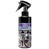 Tire Dressing – 100 ml hoher Glanz und Haltbarkeit – langanhaltender Beschichtungsmittel, UV-Schutz, weist Schmutz und Wasser ab, Beschichtungsmittel für Autopflege