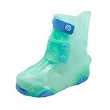 cfpqv Regenfüßlinge Kinder Regen Schuhüberzieher Wasserdicht Vlies Futter Überziehschuhe Krabbelschuhe Matschschuhe Gummistiefel Überzug Outdoor Schuhe Jungen Mädchen Regenschuhe Regenstiefel