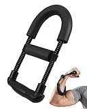 UNILECON Unterarmtrainer Handgelenk und Unterarm Trainingsgerät - Handgelenk Trainer für Athleten und Pianisten,Bizeps Trainingsgerät,Gewichtseinstellung Spannung: 20–30lb (25,5X15,5cm,Schwarz)