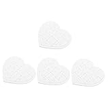 BCOATH 4Sätze DIY Herz Puzzle Leere Puzzlestücke zum Bemalen Kreative Malereimaterialien für für DIY Handwerk und Bastelprojekte