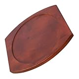 FUNOMOCYA Tabellenmatte tragbar heiße Platte Thermal- Küchenmatte Geschirr servieren stative schwenkgrill dreibein wärmeisolierende Topfunterlage multifunktionaler Topfhalter hölzern Brown