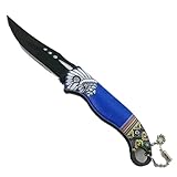 Tragbares Obstmesser, Ultrascharfer Edelstahl-SchäLer, 3D-Gedruckter Griff, SchlüSselloch-Design, Geeignet Zum Schneiden Von Obst, Auspacken Von Verpackungen Und SchäLen.-Blue