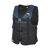 Mesle Schwimmweste H210, 2XS-4XL, Schwimmhilfe für Erwachsene & Kinder, Leichte 50N Auftriebsweste Herren & Damen, Prallschutzweste für Jetski, SUP, Wasserski, Kajak, Wakeboard