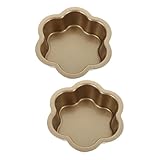 ABOOFAN 2 Stück Pflaumenblüten Kuchenform Käsekuchenformen Zum Backen DIY Backform Kuchenformen Pudding Backgeschirr Tablett Käsekuchen Backform Pfundkuchenformen Zum Backen