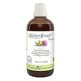 BitterKraft! Original BIO Bitterstoffe Tropfen nach Hildegard von Bingen | 100ml | hochdosierte Bittertropfen | 9 erlesene Bitterkräuter für den Darm & die Verdauung | 100% Natur | Made in Germany