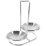 SHINEOFI 1 Satz Löffelhalter aus Edelstahl Schöpfkellenständer Stabile Besteckablage für Küche und Restaurant Tischbesteck Aufbewahrung Verschleißfest und Leicht zu Reinigen