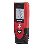 Leica DISTO D1 – einfacher Laser Entfernungsmesser mit Bluetooth (App-Nutzung) und einfacher Bedienung (Innenbereich mit 40 m Reichweite)