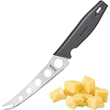 Westmark Profi-Käsemesser/-schneider, Klingenmaß: 13,5 cm, Länge: 25 cm, Rostfreier Edelstahl/Kunststoff, Master Line, Schwarz/Silber, 13562270