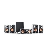 Teufel Ultima 20 Surround 5.1-Set - Heimkino Lautsprecher 5.1 Soundanlage Kino Raumklang Surround Subwoofer Movie High-End HiFi Speaker - weiß