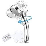 Wassersparender Duschkopf, Badewannendusche, inklusive rutschfester Duschaufkleber, Hochdruck-Duschkopf, Antikalk, Handbrause, Telefondusche, Duschkopf