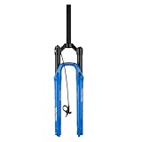 EVTSCAN Mountainbike Gabeln Verstellbare Dämpfung Luftgabel Schnellfreisetzungen Lockout Hydraulikschockdämpfer Fahrradfederung Gabeln (27.5)