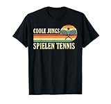 Coole Jungs Spielen Tennis Spieler Tennisspieler Jungen Boys T-Shirt