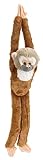 Wild Republic 14471 15256 Hanging Monkey Plüsch Totenkopfäffchen, 51cm, 20'