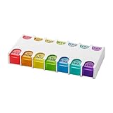 Pillen-Organizer – 22 X 10,5 X 3,2 Cm, 7-Tage-Medizin-Etui, 14-Fächer-Tages-Pillenbox, Tragbarer Medikamentenspender | Kompakte Reiselösung Für Flugzeug, Zuhause, Krankenhaus, Arbeit, Urlaub, Schule