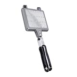 UTHCLO Aluminiumlegierung Waffelbackform Antihaft Waffeleisen Backpfanne mit Hitzebeständigem Griff Ergonomisch Komfortabel Schnelles Erhitzen Für Elektro und Gasherd Geeignet