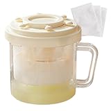 Renchey Lebensmittel Sieb | Feinmaschiger Joghurtbereiter,Verstellbares Wiederverwendbares Multifunktionswerkzeug Für Selbstgemachte Speisen Küche Saft Käse