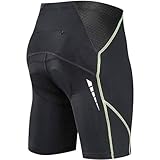 Fueegue Radunterhose Herren Kurz, Fahrradhose Herren Herren gepolstert 3D Elastische Radlerhose Herren Kurz Fahrradunterhose Atmungsaktive schnelltrocknende stoßfeste Herren Fahrrad Unterhose XL