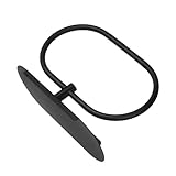 VALICLUD Badezimmer Handtuchhalter Handtuchringe Für Badezimmerwand Handtuchhalter Mit Ablage Badhandtuchlager Badetuch Organisator Handtuch Hängen Badetuchhalter Schwarz Rostfreier Stahl