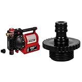 Einhell Hauswasserautomat GE-AW 1246 N FS & Einhell Adapter 33,3 mm AG (Pumpen-Zubehör, passend für 33,3 mm / 1 Zoll Pumpen-Innengewinde, zum Anschluss eines Gartenschlauchs)