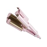 ARTSEWPLY Wellen Lockenstab mit Keramikbeschichtung Schnelles Styling Sicherer Verbrennungs Schutz Einfach zu Bedienen Geeignet für Kurzes Dickes Haar Haushalts Hairstyler mit Eu Stecker